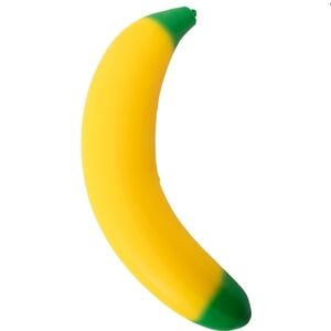 Toymendous Laffy Snacks, Squishy Banana Stress Ball Toy (New)